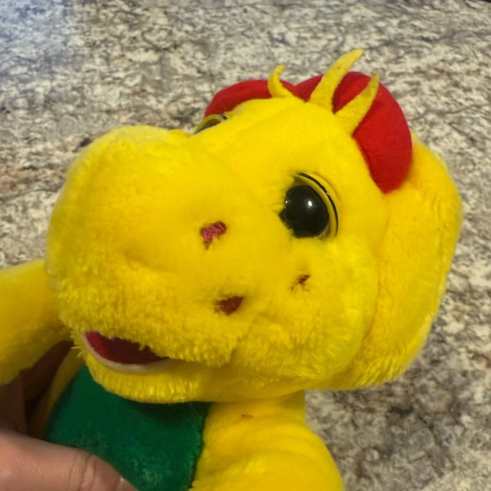 Barney & Friends BJ Plush Vtg Yellow Character 90s Character Dinosaur Nice! - Picture 3 of 8